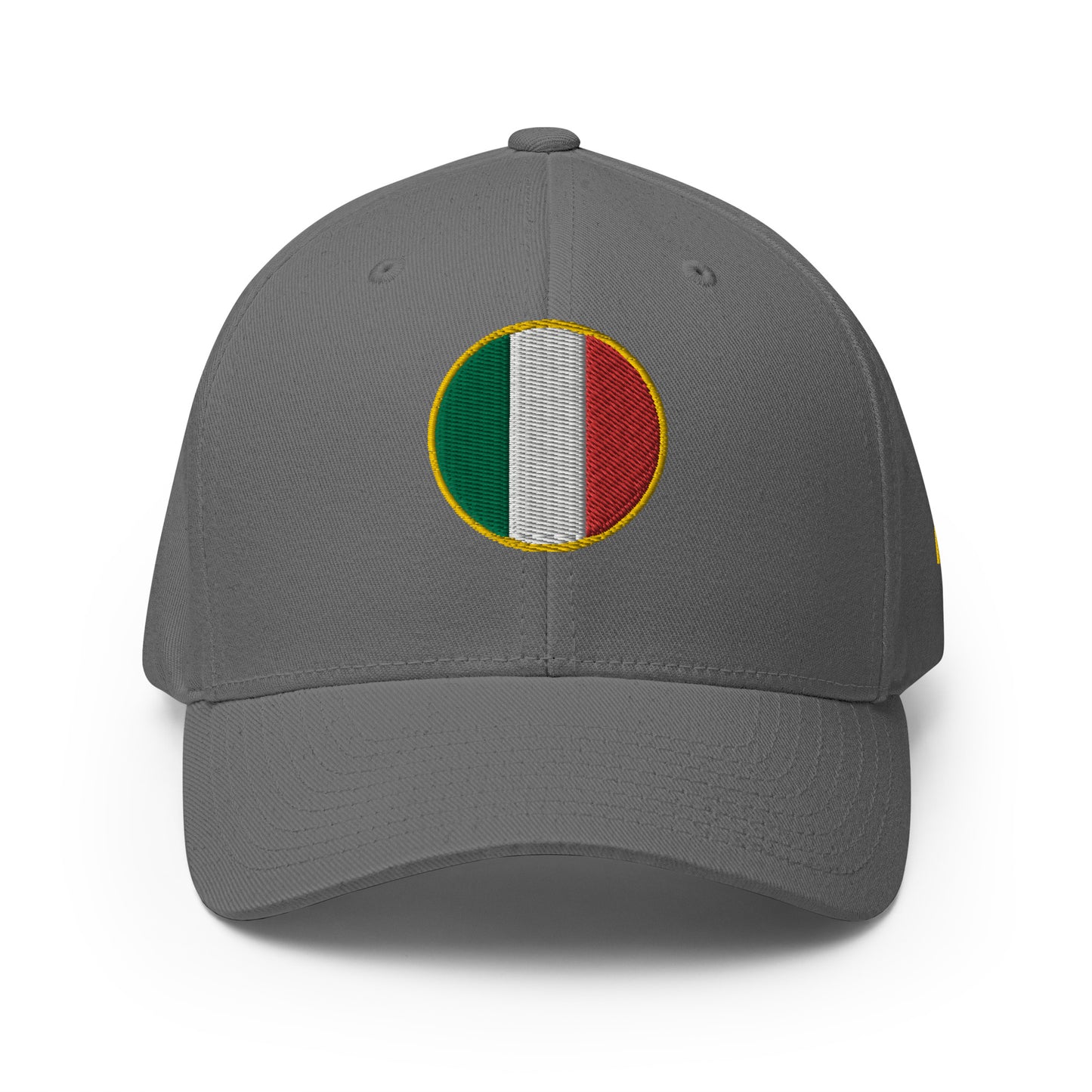 Bandiera Italiana - Rotonda - Grigio